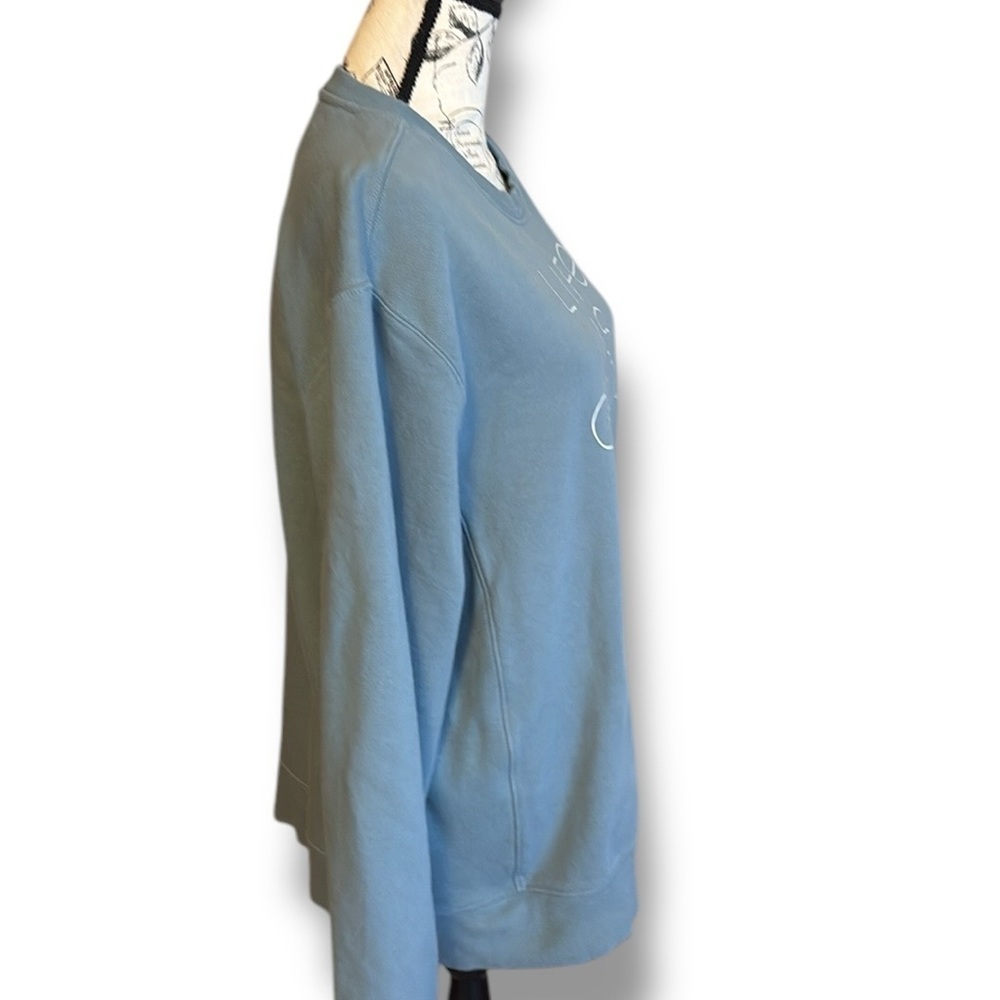 Life Is Good Men’s Sweatshirt Crew Neck Dusty Blue Size L - Picture 3 of 7